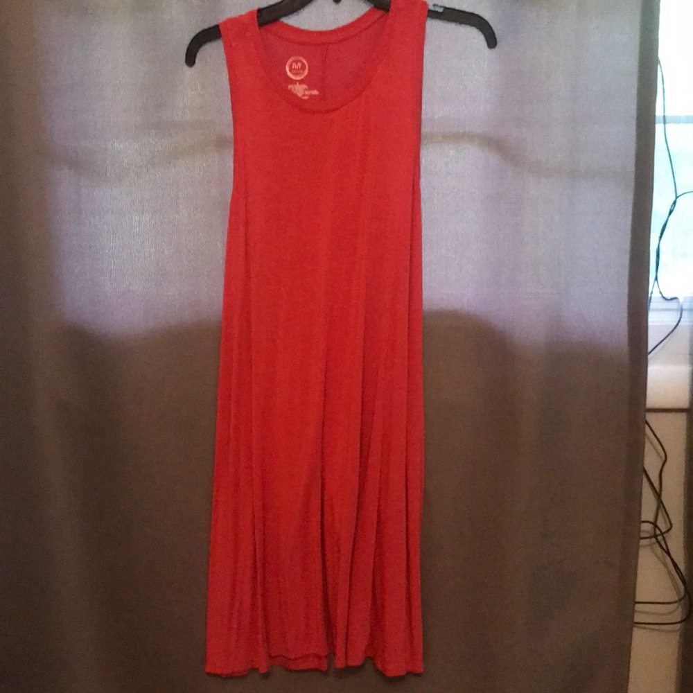Orange fall dress